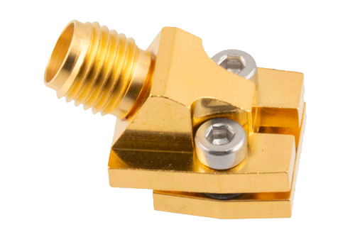 Connecteur femelle 2.92 mm à 30° (sans soudure, traversant) - PE45920 